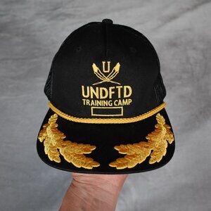 Undefeated Training Camp SnapBack Hat Cap Adult Size Army Style Black NEW
